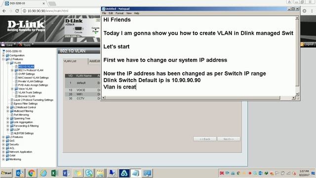 How To Create Vlan Dlink Switch I Dlink Switch Configuration