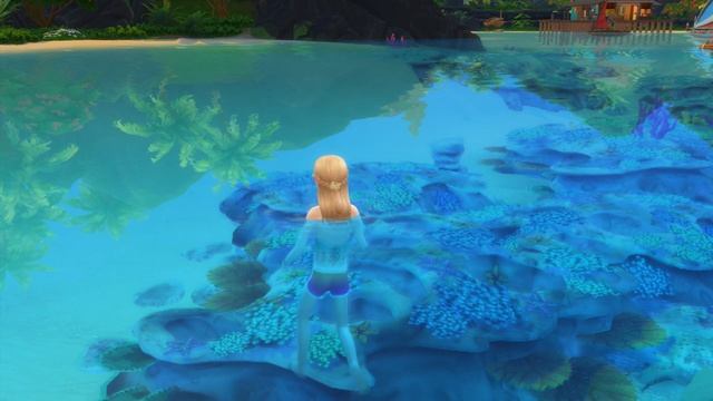 Barbie Mermaid Family Beach Routine Adventure - The Sims 4 смотреть онлайн