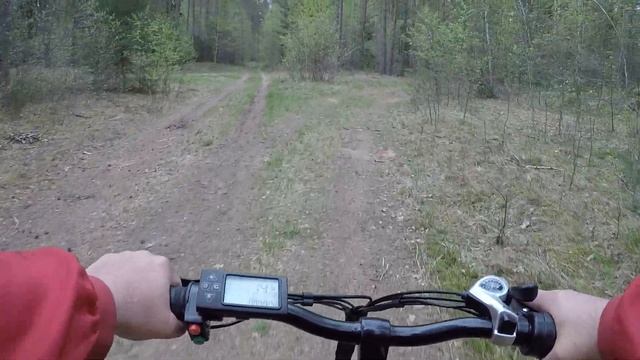 продолжение - пробег по сельской местности - разряжаем аккумулятор электровелосипеда смотреть онлайн