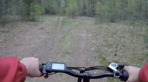 продолжение - пробег по сельской местности - разряжаем аккумулятор электровелосипеда