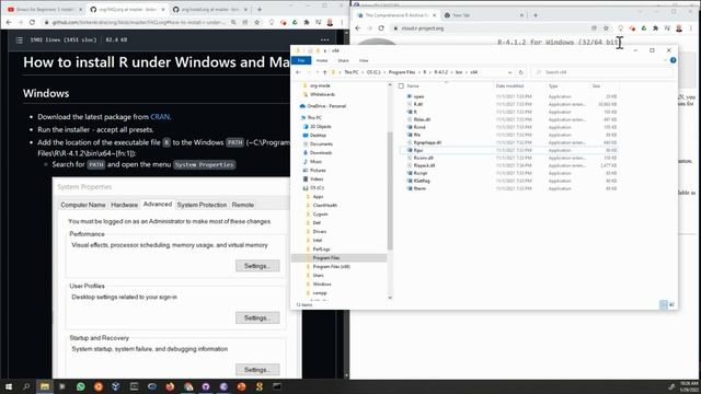 Installing R on your Windows PC (with PATH setting) смотреть онлайн