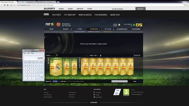 Fifa 15 | Trading For Dummies - Ea Tax, Price Checking & Profit Calculating (EP 1) смотреть онлайн