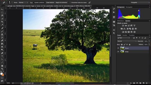 Photoshop desde CERO # 8 - Herramienta Pincel Corrector Puntual (Photoshop CC 2014) смотреть онлайн