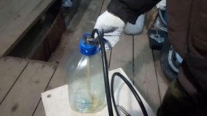 Нагнетатель масла из канистры