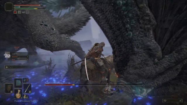 Elden Ring Liurnia of the Lakes GlintStone Dragon Smarag Solo Gameplay смотреть онлайн