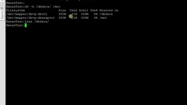 Lvm snapshot backup restore смотреть онлайн