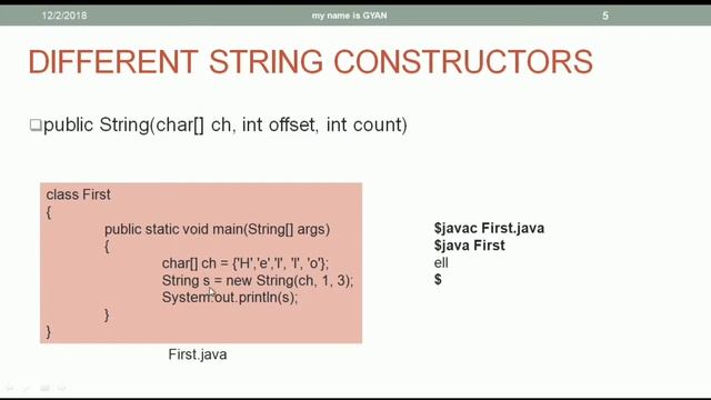 String API in Java | #7 | Various String Class Constructors in Java смотреть онлайн