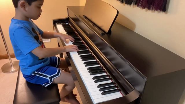 Yamaha Clavinova CLP 635. Memorized all the song that my teacher taught me from the piano lesson. смотреть онлайн