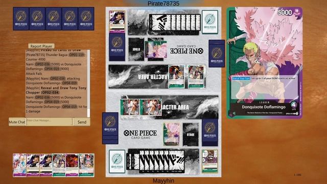 (OP04)[Doflamingo vs Doflamingo] Mirror Match! Intense! - One Piece Card Game смотреть онлайн
