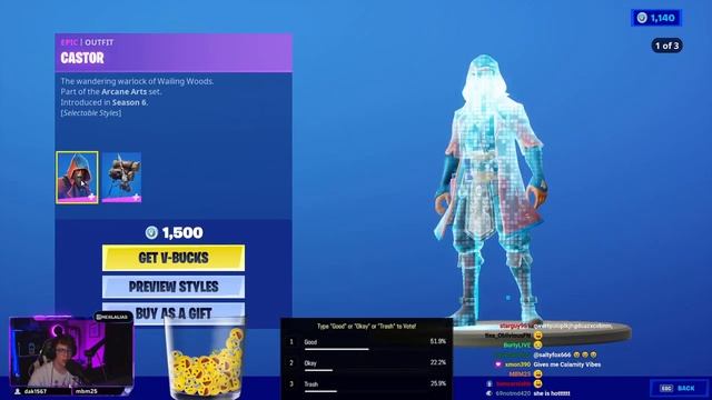 *NEW* VICTORIA SAINT SKIN SET! Viewers React To Fortnite Item Shop [October 5th, 2020] смотреть онлайн