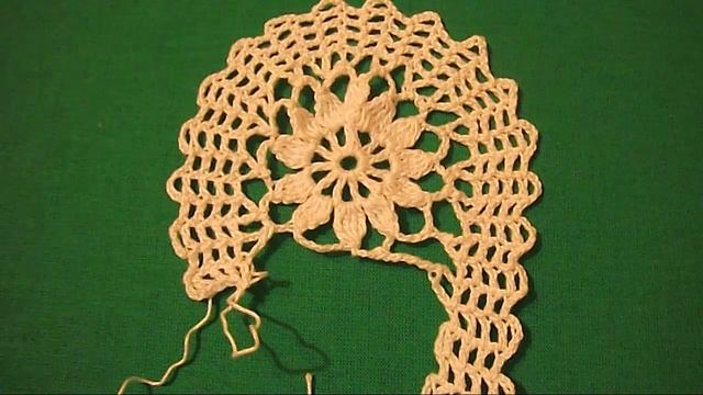 КРУЖЕВНАЯ САЛФЕТКА В ТЕХНИКЕ БРЮГГЕ КРЮЧКОМ. ЧАСТЬ 1 смотреть онлайн