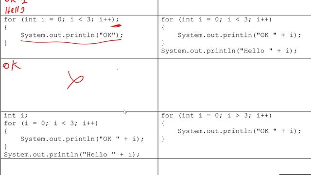 Programming 1 Java - 3.5 for and while Output 1 смотреть онлайн