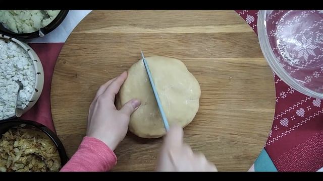 Вареники с тремя начинками / Vareniki (Pierogi Ruskie) / Colțunași
