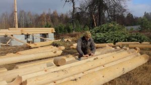 Как уложить джут в паз бревна