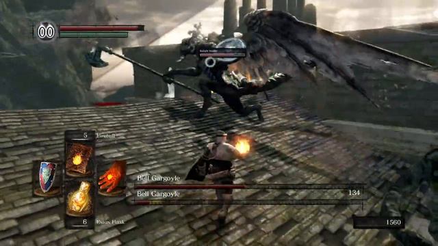 Dark Souls: Belfry Gargoyles Boss (With Solaire) смотреть онлайн