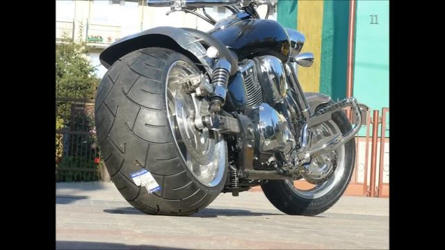 Honda VTX 1800 Wide Tire 280mm!! Sumo Power Choppers Poland смотреть онлайн