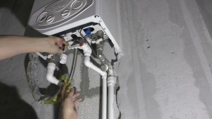 Подключаю воду к газовому котлу!