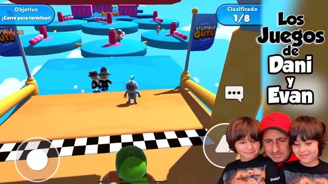 A GANAR con el ROBOTITO en STUMBLE GUYS con Dani y Evan смотреть онлайн
