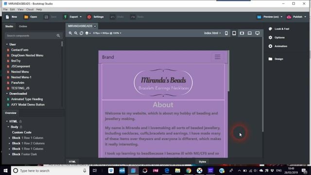 Hiding JS and new Bootstrap Studio site смотреть онлайн