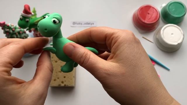 «Дракон» - лепим символ Нового года из воздушного пластилина смотреть онлайн