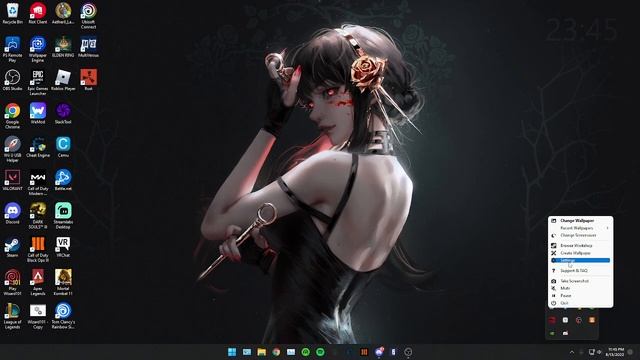 How to use wallpaper engine on Lock Screen смотреть онлайн