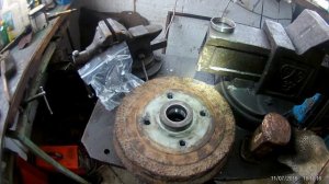 шевроле ланос.замена задних ступичных подшипников