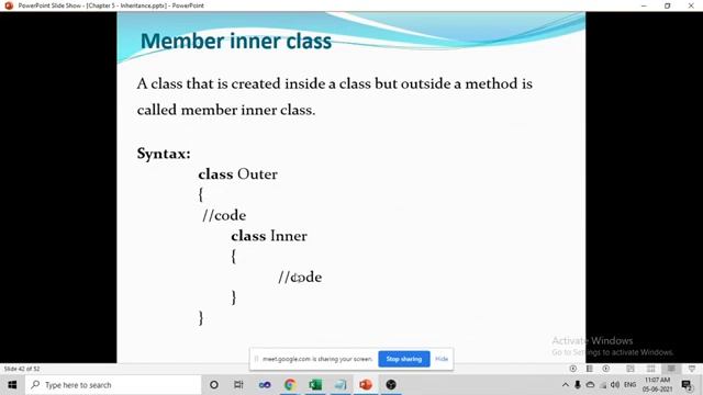 040 Inner class in Java Part 1 смотреть онлайн