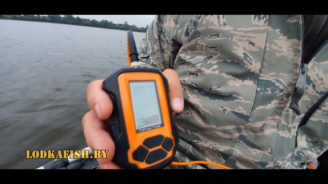 Эхолот Практик 6М - тест на воде, с лодки. Этот малыш нас удивил!!!