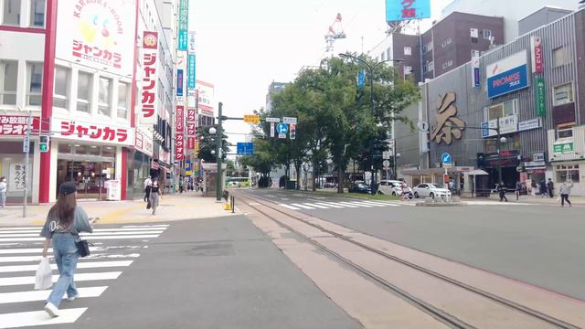 【4K/Japan Walk】Hokkaido, Sapporo Walk - Summer 2022【北海道札幌ウォーク】