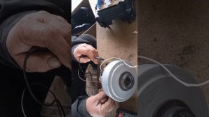 Проверка двигателя от пылесоса на обрыв.