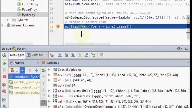 Python How to part 6 sorting defaultdict addressing for loop смотреть онлайн