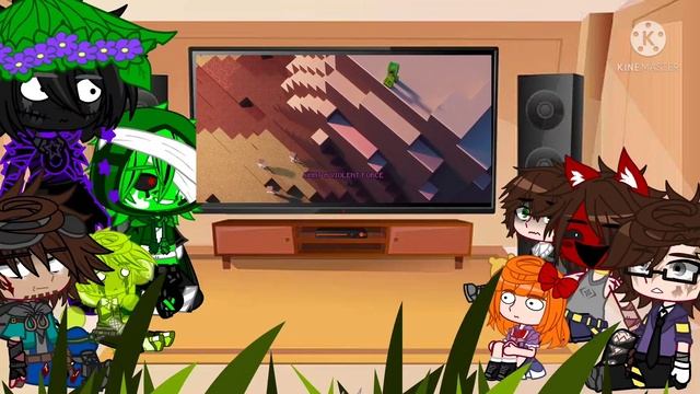 ||Ms And Aftons React Creeper Rap Remix||Minecraft||FNAF||Gacha Club||Part 8 смотреть онлайн