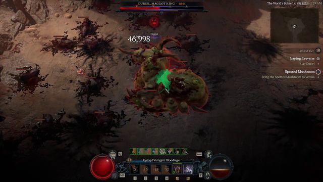 Diablo 4 Uber Duriel with Thorns Barb Season 2 смотреть онлайн