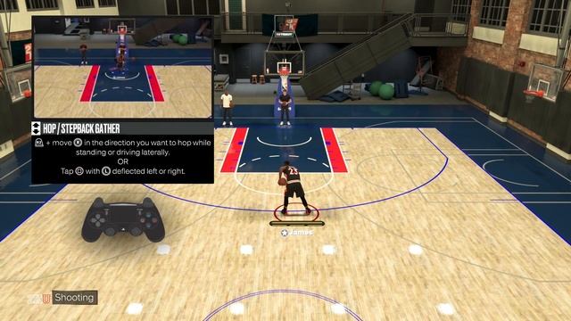 NBA 2K23 HOW TO DO THE HOP STEPBACK GATHER TUTORIAL смотреть онлайн