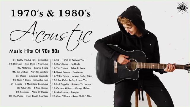 Acoustic 70s 80s | The Best Acoustic Covers Of Popular Songs 70s 80s | Music Hits Of 70s 80s