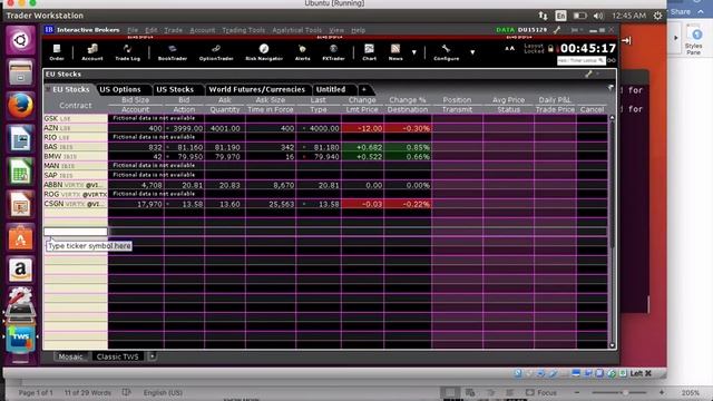 Working demo of Interactive Brokers C++ Linux API смотреть онлайн
