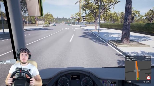 РАБОТАЮ ВОДИТЕЛЕМ АВТОБУСА - Fernbus Simulator + РУЛЬ смотреть онлайн