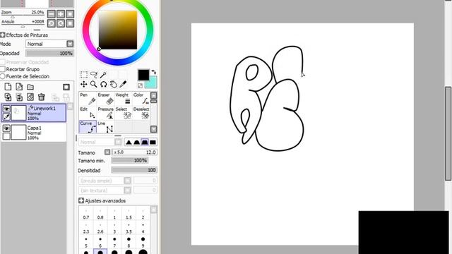 как нарисовать граффити на программе paint tool sai смотреть онлайн