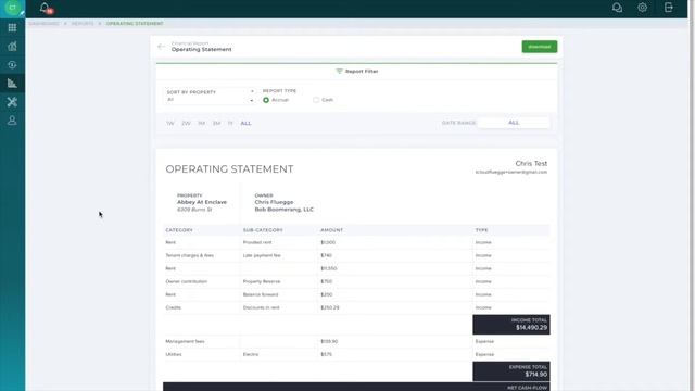 How to view and download reports (Owner Portal) смотреть онлайн