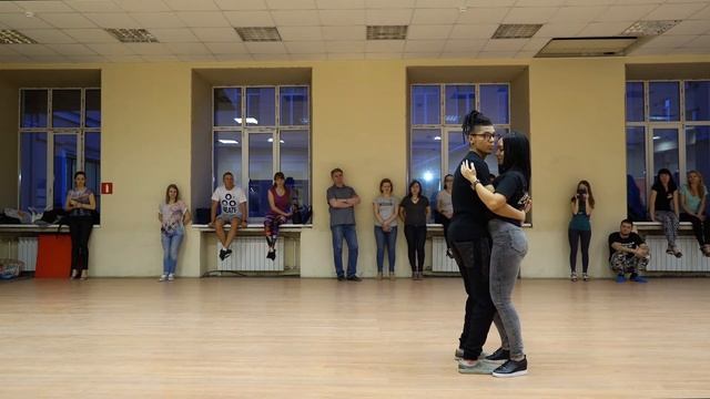 Rafael Dos Santos & Elena Pershina Tarraxo lesson 3 (18.04.17) смотреть онлайн