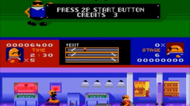 Bonanza bros Sega mega drive смотреть онлайн