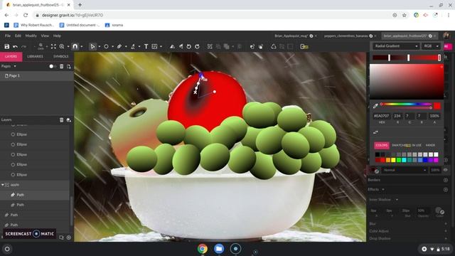 Fruit Bowl Tutorial Part 3 смотреть онлайн