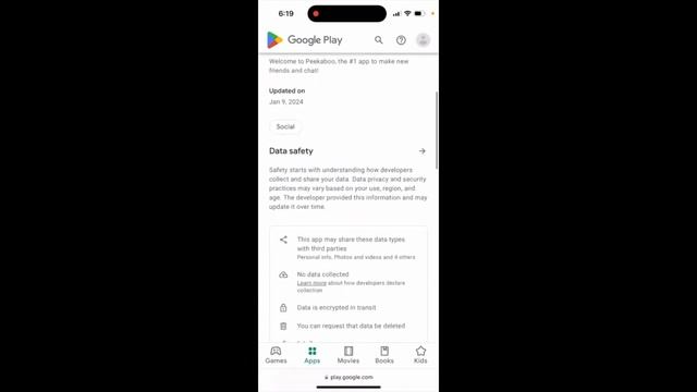 Is Peekaboo app available on Android/Google play store? смотреть онлайн