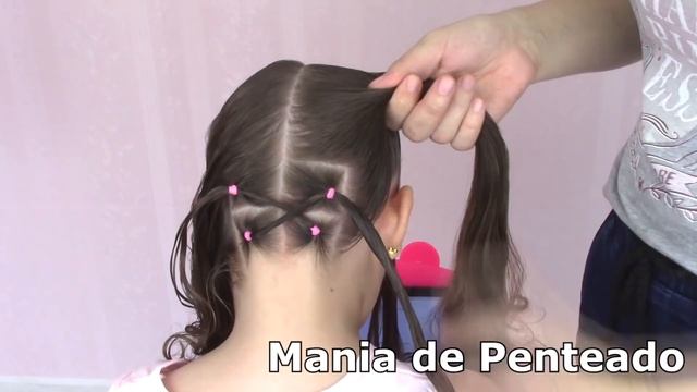 Penteado Infantil com Dois Coques ou Maria Chiquinha | Two Buns our Ponytails Hairstyle for Girls смотреть онлайн