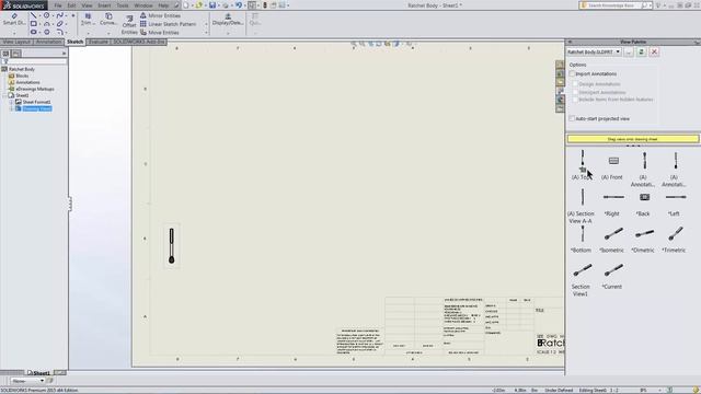 SOLIDWORKS Quick Tip - Transfer 3D Models to Section Views to Drawings смотреть онлайн