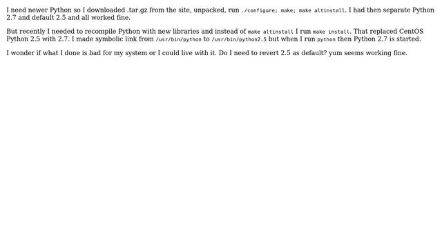 DevOps & SysAdmins: Accidentally installed Python 2.7 on CentOS смотреть онлайн