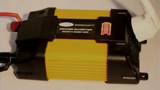 Tancredy Car Power Inverter Transformer Display DC 12V To AC 220V 4000W   Tcy101   Yellow