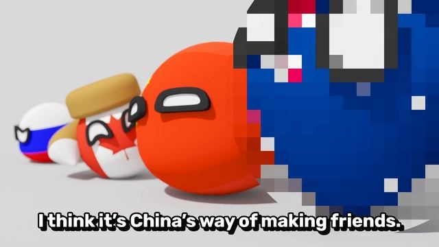 COUNTRIES SCALED BY LANGUAGES | Countryballs Animation