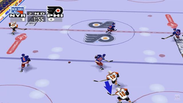 NHL Powerplay 98 - PS1 Gameplay (4K60fps)