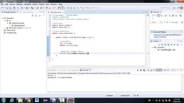 Java Tutorial - Math.random () смотреть онлайн
